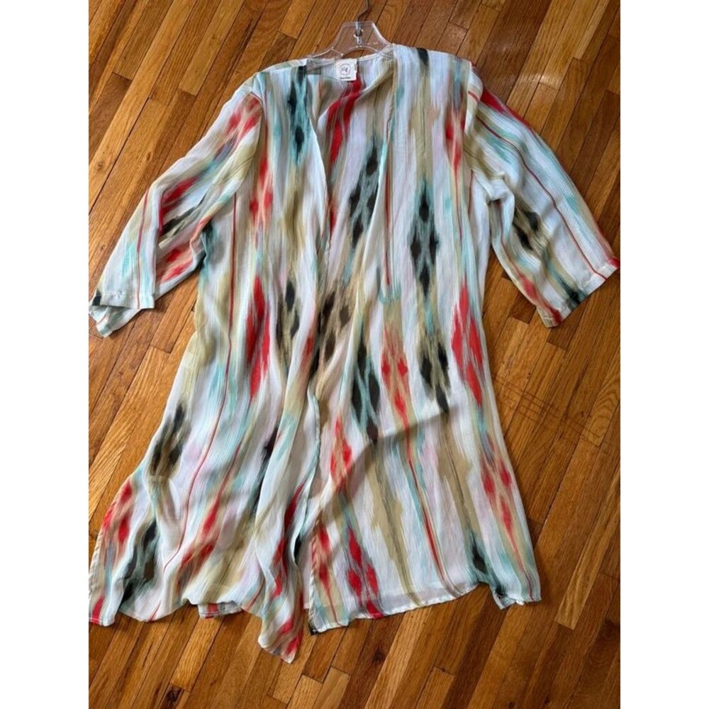 Grace & Emma Multi-Colored Duster | Size XL/2XL